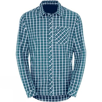 Camisa Vaude Heimer Manga Larga Hombre - Verde Oscuro - Chile VOK517624